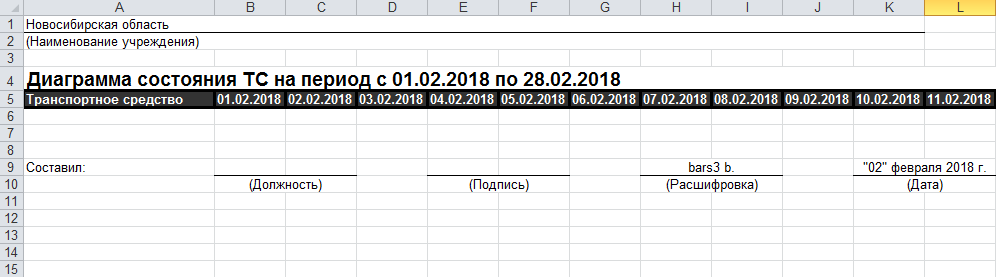 Просмотр отчета